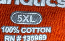 Load image into Gallery viewer, Fanatics Mens Orange Cotton Miami Dolphins Crew Neck Pullover T-Shirt Size 5XL
