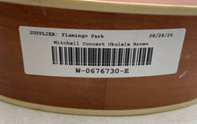 Load image into Gallery viewer, Mitchell MU40C Brown Right-Handed 4 String Standard Concert Ukulele