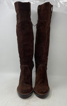 Load image into Gallery viewer, Michael Kors Womens Lucille Brown Leather Side Zip Knee-High Boots Size 7.5M