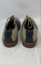 Load image into Gallery viewer, Churchill Mens Gray And Black Lace-Up Wingtip Formal Oxford Dress Shoes Size 10