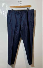 Load image into Gallery viewer, Authentic Emporio Armani Mens Blue Wool Straight Leg Dress Pants Size 52