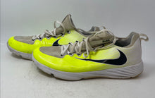 Load image into Gallery viewer, Nike Mens Vapor Speed Turf White Volt Green Lace-Up Sneaker Shoes Size 15