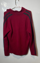 Load image into Gallery viewer, Banana Republic Mens Burgundy Cotton Long Sleeve 1/4 Zip Pullover Sweater Size M