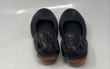 Load image into Gallery viewer, Authentic Tory Burch Womens Black Leather Slip-On Ballet Flats Size 9.5M
