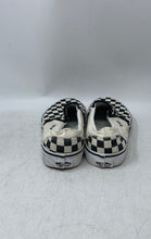 Load image into Gallery viewer, Vans Womens Classic 507452 White Black Check Slip-On Sneakers Shoes Size 7
