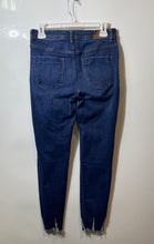 Load image into Gallery viewer, Zara Womens Blue 5-Pocket Design Button Front Belt Loops Skinny Jeans Size 6