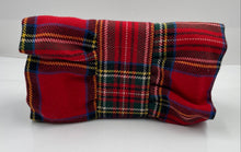 Load image into Gallery viewer, Authentic Furla Womens Multicolor Plaid Inner Pockets Clutch Purse Stained