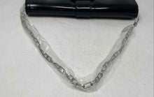 Load image into Gallery viewer, Ann Taylor Loft Womens Black Leather Chain Strap Inner Pocket Shoulder Purse
