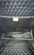 Load image into Gallery viewer, Vera Bradley Womens Black White Printed Zipper Double Handle Tote Handbag