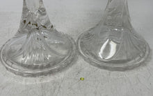 Load image into Gallery viewer, RCR Royal Crystal Rock Glass Clear Candle Stick Holders Set Of 2 Pcs