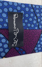 Load image into Gallery viewer, Romero Britto Mens Multicolor Abstract Silk Designer Adjustable Pointed Tie