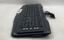 Load image into Gallery viewer, Azio Corporation Levetron Wired Gaming Keyboard Model KB555U Not Tested