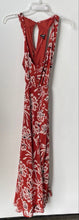 Load image into Gallery viewer, Express Womens Multicolor Floral Sleeveless V-Neck Long Maxi Dress Size S