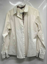 Load image into Gallery viewer, 346 Brooks Brothers Womens White Long Sleeve Regular Fit Button-Up Shirt Size 16