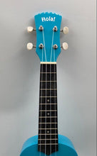 Load image into Gallery viewer, Hola! Ukuleles Model HM-21LB Blue 4-String Beginners Soprano Ukulele In Box
