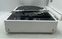 Load image into Gallery viewer, Victrola White Portable Vinyl Turntable Record Player Untested No Power Cable