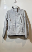 Load image into Gallery viewer, The North Face Womens Gray Apex Barrier Long Sleeve Soft Shell Jacket Size Large