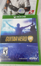 Load image into Gallery viewer, Lot Of 2 Pcs Microsoft Xbox 2K5 Guitar Hero Live Video Play Games