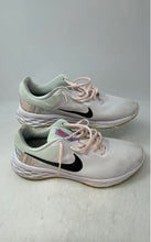 Load image into Gallery viewer, Nike Womens Revolution 6 DO9475-100 White Green Lace-Up Sneakers Shoes Size 10