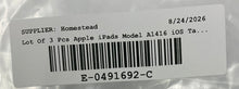 Load image into Gallery viewer, Lot Of 3 Pcs Apple iPad 3rd Gen A1416 Silver iOS Tablets Not Tested For Parts