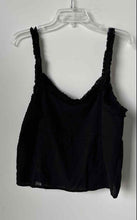 Load image into Gallery viewer, Zara Womens Black Sleeveless Lace-Trim Camisole Tank Top Size XL