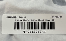 Load image into Gallery viewer, J.Crew Mens White Collared Long Sleeve Button-Up Shirt Size XS