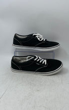 Load image into Gallery viewer, Vans Womens Off The Wall TC9R Black White Low Top Lace-Up Sneaker Shoes Size 9.5