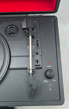 Load image into Gallery viewer, Crosley Black Portable Belt-Drive Suitcase Turntable Record Player Not Tested