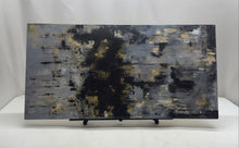 Load image into Gallery viewer, Gray And Black Abstract Canvas Art Painting Signed By Stabio Wall Decor