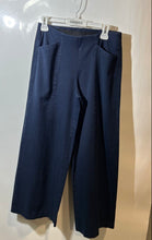 Load image into Gallery viewer, Old Navy Womens Blue Pockets Pull On Flat Front High Rise Wide-Leg Ankle Pants M