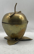 Load image into Gallery viewer, Vintage Solid Brass Apple Gold Tone Collectible Teacher Desk Office Gift