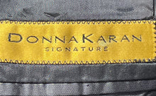Load image into Gallery viewer, Donna Karan Mens Black Long Sleeve Notch Lapel Three-Button Blazer Size 40/33R
