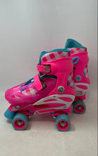 Load image into Gallery viewer, Roller Derby Girls Pink Adjustable 2-In-1 Inline And Roller Skates Size 3-6
