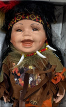 Load image into Gallery viewer, Kinnex Collection Brown Feather Outfit Heirloom Keepsakes Native American Doll