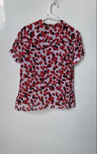Load image into Gallery viewer, Style & Co. Womens Multicolor Short Sleeve Button Front Blouse Top Size 14