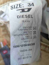 Load image into Gallery viewer, Diesel Mens Brown Dark Wash Stretch Pockets Casual Skinny Jeans Size 34