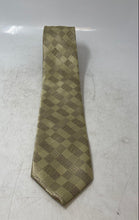 Load image into Gallery viewer, Valerio Garati Mens Gold-Tone Check Adjustable Formal Pointed Tie One Size