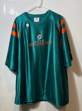 Load image into Gallery viewer, NFL Mens Green Miami Dolphins Short Sleeve Crew Neck Pullover Jersey Size XL