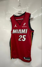 Load image into Gallery viewer, Nike Mens Red Miami Heat Kasparas Jakučionis #25 Basketball NBA Jersey Size 44