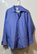 Load image into Gallery viewer, Brooks Brothers Mens Blue Collared Long Sleeve Dress Shirt Size 16.5