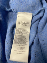 Load image into Gallery viewer, Original Penguin Mens Blue Speckled Short Sleeve Regular Fit Polo Shirt Size M
