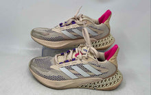 Load image into Gallery viewer, Adidas Womens 4DFWD Pulse Beige Purple Pink Lace-Up Sneaker Shoes Size 6.5