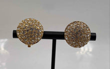 Load image into Gallery viewer, Authentic Swarovski Women's Gold Tone Earrings