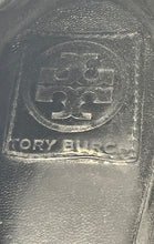 Load image into Gallery viewer, Authentic Tory Burch Womens Caroline Black Leather Slip-On Ballet Flats Size 10M