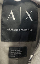 Load image into Gallery viewer, Armani Exchange Womens Gray Long Sleeve Stand-Up Collar Full-Zip Jacket Size M