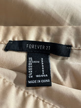 Load image into Gallery viewer, Forever 21 Womens Gold-Tone Flat Front Long Maxi Skirt Size Small