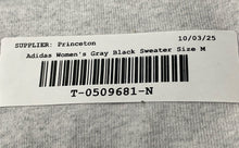 Load image into Gallery viewer, Adidas Womens Gray Black Heather Long Sleeve Pullover Hoodie Size Medium