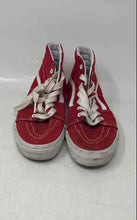 Load image into Gallery viewer, Vans Unisex Kids Sk8 Hi 721356 Red White Lace-Up Sneakers Shoes Size 5