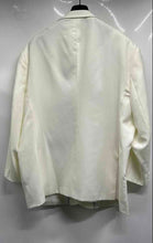 Load image into Gallery viewer, Lucci Collezione Mens Cream Long Sleeve Single-Breasted One-Button Blazer Sz 54R