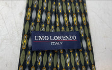 Load image into Gallery viewer, Umo Lorenzo Mens Multicolor Geometric Print Adjustable Designer Tie